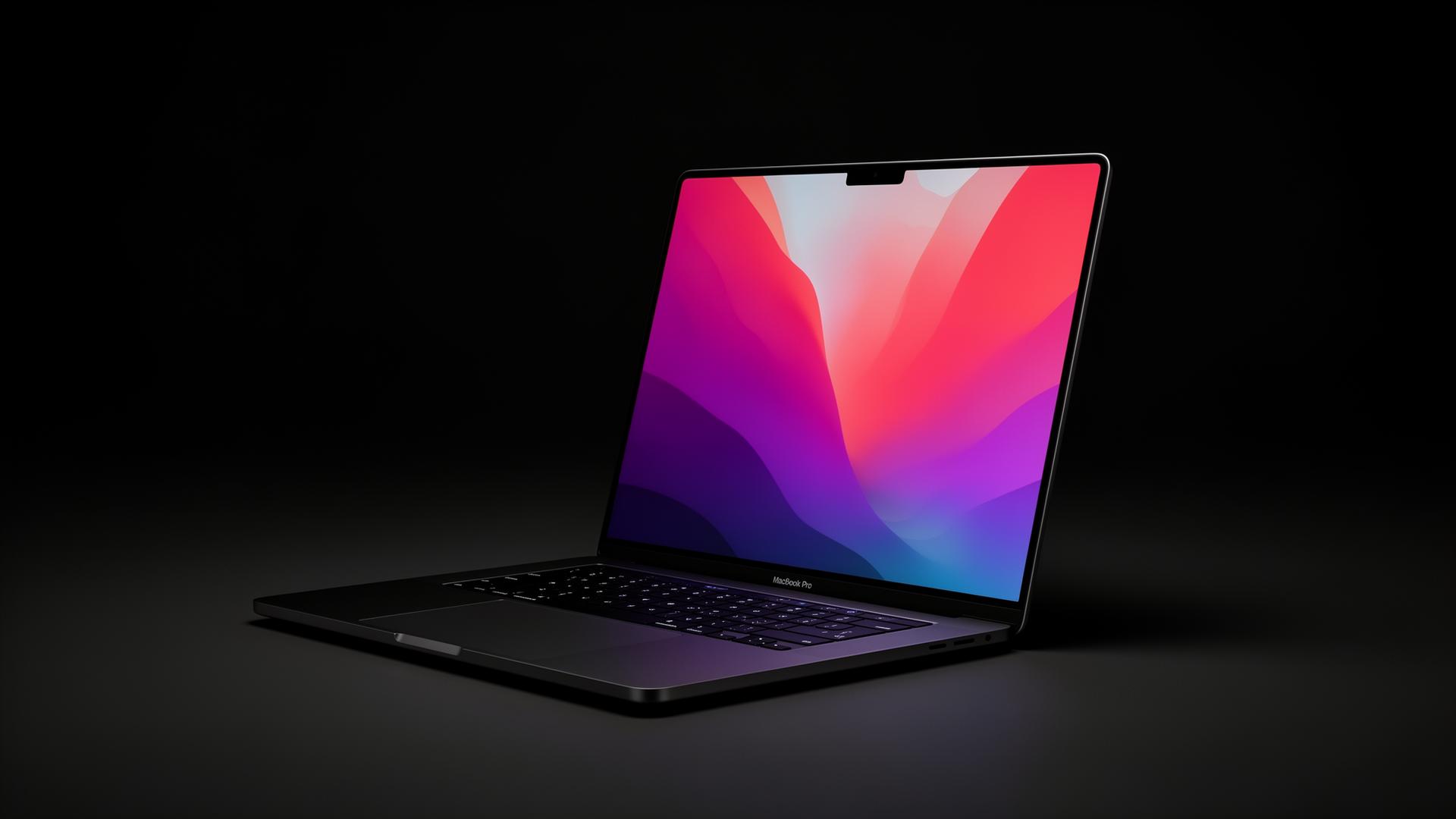 MacBook Pro in space black